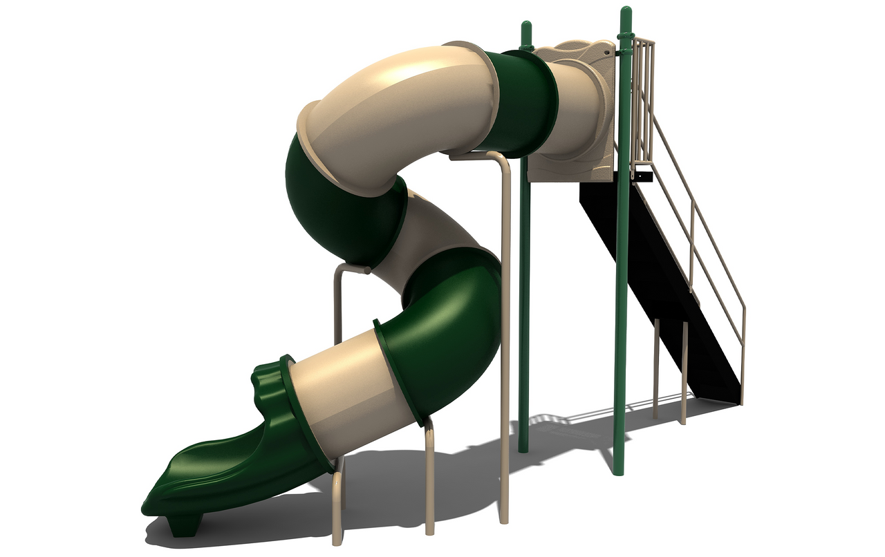 8ft Free Standing Spiral Tunnel Slide