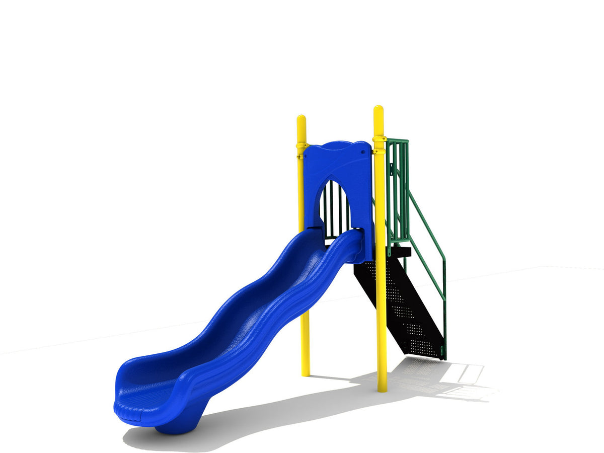 4ft Free Standing Single Wave Slide