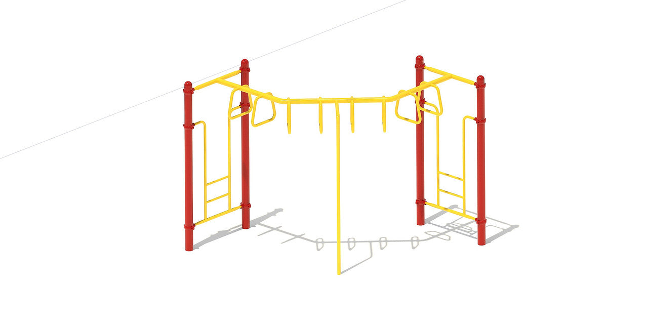 90 Degree D-Shape Challenge Ladder