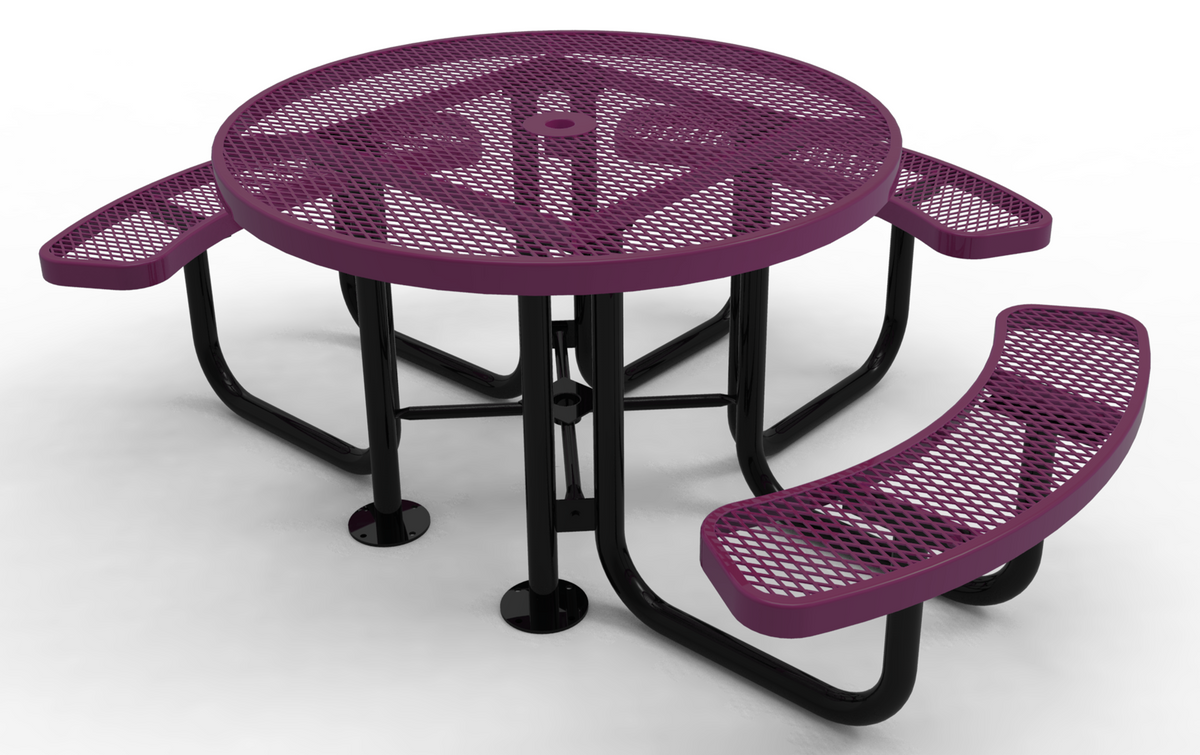 46inch ADA Round Table - Expanded Metal