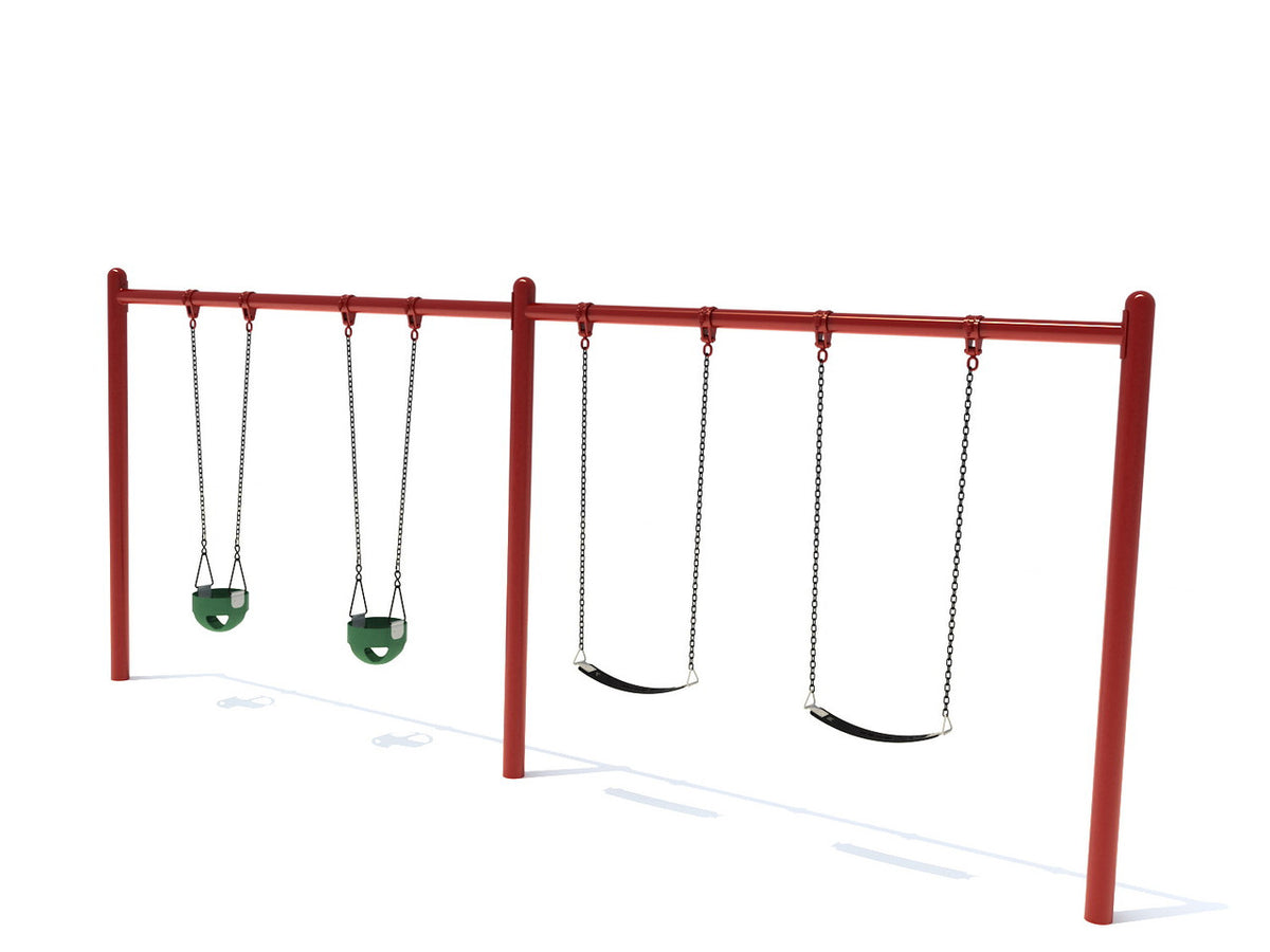 5 Single Post Swing Frame 8ft- 2 Bay