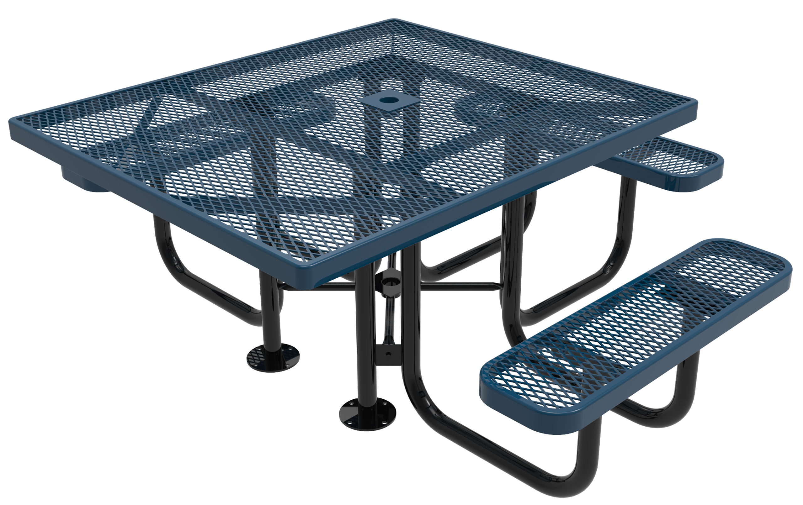 46inch ADA Square Portable Table - Expanded Metal